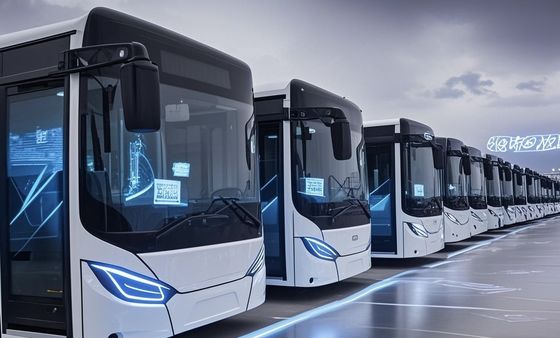 8.5m Bateria de ônibus urbano elétrico Solução ecologicamente consciente para o transporte público