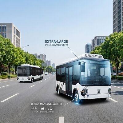 5.9m 14 lugares Minibuses elétricos EV Buses comerciais de cidade New Energy Van
