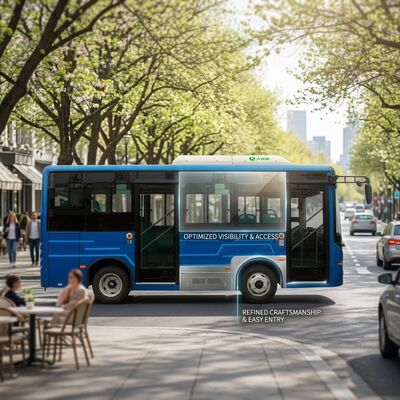 6m ônibus elétricos de bateria mini-ônibus urbano elétrico ônibus de energia nova.
