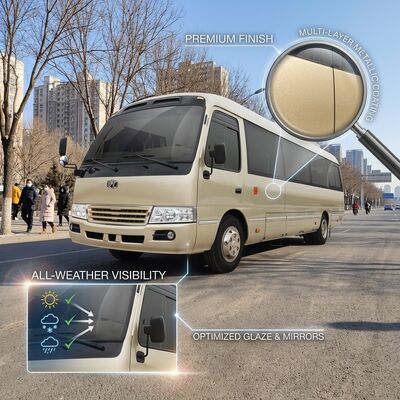 6m 19 energia de Zev Bus LHD dos assentos recuperam Mini Bus elétrico puro 89,7 Kwh