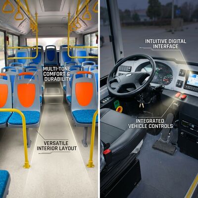 6m Zev Ev Minibus de 15 lugares Minibus para serviço de transporte público