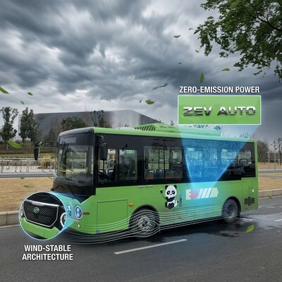 O E-ônibus elétrico puro do ônibus de LHD 6.6m com assoalho cobre o carregamento instantâneo
