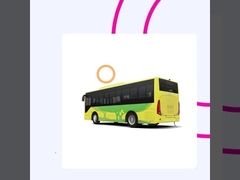 8m ônibus elétrico Zero Emission 69km/H da bateria de 29 passageiros